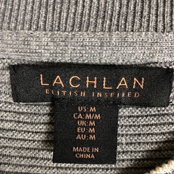 Lachlan Mens Crewneck Sweater - Size Medium - Picture 3 of 4